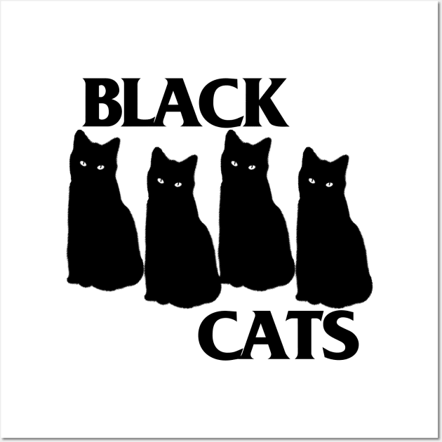 Black cat top black flag shirt